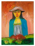 Woman with Lobster signed 'Bellany' (upper right) oil on canvasUnframed: 119.5 x 88.8 cm by John Bellany, oil on canvas, offered Jun 2026
