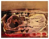 Earth Pelvis signed and dated '20.7.64 Michael Ayrton' (lower left) mixed media on paper laid onto boardUnframed: 38.5 x 47.5 cm by Michael Ayrton, mixed media on paper, offered Jun 2026
