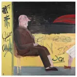 New York Subway oil on canvasUnframed: 100 x 100 cm by Jock McFadyen, oil on canvas, sold Jun 2026