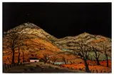 Welsh Mountains by Fred Uhlman, oil on canvas, sold Jun 2026