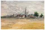 Windmill by Robert Hill, oil on canvas, sold Jun 2026