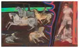 Red Circus Horses by Robin Philipson, pastel, sold Jun 2026