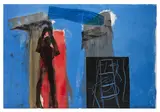 Composition by Bruce McLean, oil, sold Jun 2026