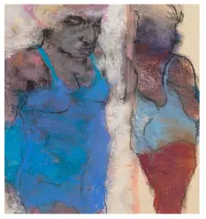 The Competitors by Sue Williams, oil, offered Jun 2026