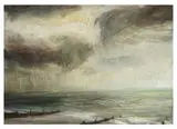 Beach Storm oil on board Painted in 1993Unframed: 15.2 x 20.3 cm by Sarah Spencer, oil on board, sold Jun 2026