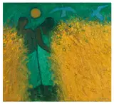 Untitled by Michael Bennett, oil on canvas, sold Jun 2026