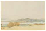 Autumn landscape signed 'W.RUSSELL FLINT' (lower right) watercolourUnframed: 22.5 x 32 cm by William Russell Flint, watercolor, offered Jun 2026