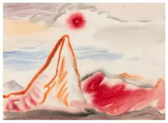 Switzerland titled and dated 'Switzerland/Sept 1961' (verso) watercolourUnframed: 28 x 39 cm by Grace Pailthorpe, watercolor, sold Jun 2026
