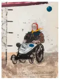 Proposed Figure for the Judas Tree - Rejected by Jock McFadyen, watercolor, offered Jun 2026
