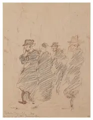 Untitled by Feliks Topolski, watercolor, sold Jun 2026