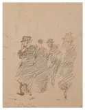 Untitled by Feliks Topolski, watercolor, sold Jun 2026