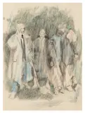 Untitled by Geoffrey Tibble, charcoal and crayonUnframed, offered Jun 2026