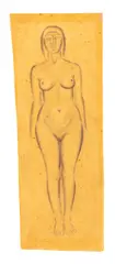 Nude by Eric Gill, pencil on paper, offered Jun 2026