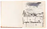 Sketchbook by Alberto Morrocco R.S.A. R.S.W., ink, sold Jun 2026