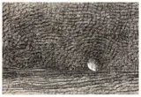 Moonlit farmhouse by John Virtue, drawing, sold Jun 2026