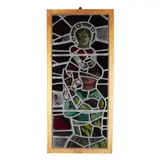 A stained glass panel Circa 1970 by Jane Gray, oil, sold Jun 2026