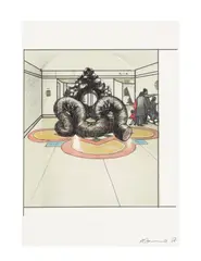 Proposal for a Public Sculpture by Angus Fairhurst, mixed media, offered Jun 2026