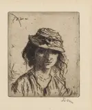 Girl's Head by Augustus John, pencil, offered Jun 2026