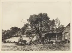 Tanyard Farm by Stanley Roy Badmin, pencil, offered Jun 2026