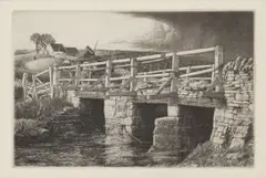 Swinbrook Bridge by Stanley Roy Badmin, pencil, sold Jun 2026