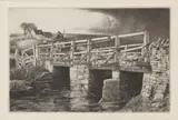 Swinbrook Bridge 1931 signed in pencil a proof aside from the edition of 30 etching on wove framed ARR Dimensions:plate 9.3 x 14.2cm by Stanley Roy Badmin, pencil, sold Jun 2026