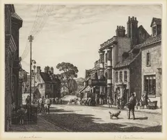 Wareham by Stanley Roy Badmin, pencil, offered Jun 2026
