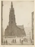 Untitled by L. S. Lowry, pencil, sold Jun 2026
