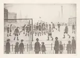The Football Match by L. S. Lowry, pencil, sold Jun 2026