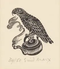 Polly Put the Kettle On by Enid Marx, pencil, sold Jun 2026