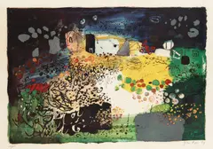 Welsh Landscape by John Piper C.H., pencil, sold Jun 2026