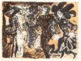 Costers Dancing by Ceri Richards, pencil, offered Jun 2026