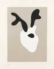 Le Cerf by Jean Arp, pencil, sold Jun 2026