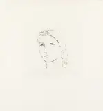 Head of Girl [Cramer 597] by Henry Moore, pencil, sold Jun 2026