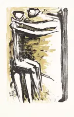 Untitled by Kenneth Armitage, pencil, sold Jun 2026