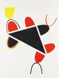 Red Black Yellow by Terry Frost, pencil, sold Jun 2026