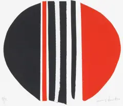 Red by Terry Frost, pencil, offered Jun 2026