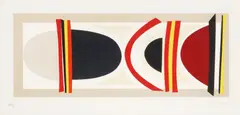 Long Red by Terry Frost, pencil, sold Jun 2026