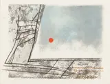 Christmas Card 1983 signed, dated and inscribed in pen lithograph with hand-colouring on wove framed ARR Dimensions:sheet 15 x 19.5cm Provenance: Denis Mitchell by Alexander Mackenzie, lithograph, offered Jun 2026