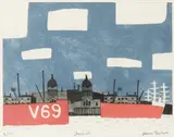 Greenwich [Turner 222] by Julian Trevelyan, pencil, sold Jun 2026