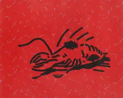 Dressed Lobster by Patrick Caulfield, pencil, sold Jun 2026