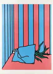 Napkins and Onions by Patrick Caulfield, pencil, sold Jun 2026