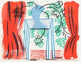 Still Life with Curtains [MCA 289] by David Hockney O.M. C.H., pencil, sold Jun 2026