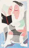 Man Reading Stendhal by David Hockney O.M. C.H., pencil, sold Jun 2026