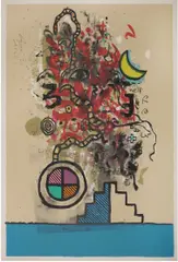 Magic Circles by Alan Davie, Print Suite printed by Peacock Printmakers, Aberdeen unframed ARR Dimensions:sheet, sold Jun 2026