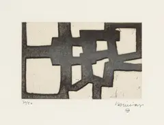 Untitled by Eduardo Chillida, etching, sold Jun 2026