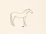 Field Day by Barry Flanagan, pencil, sold Jun 2026