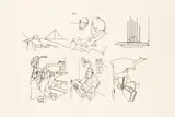 Storyboard 1984 signed, titled and numbered 35/40 in pencil etching on Arches wove unframed ARR Dimensions:sheet 38 x 56.5cm by Barry Flanagan, pencil, sold Jun 2026