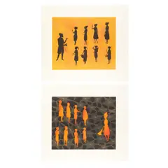 Education I & II by Stephen Chambers, pencil, sold Jun 2026