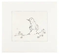 Self Portrait as a Small Bird by Tracey Emin, pencil, sold Jun 2026