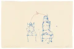 Tracey x Tracey by Tracey Emin, pencil, offered Jun 2026